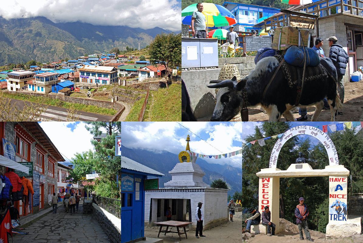 15 11 Lukla After Walking Down The Street Past The Kani, Lukla Ends At The Arch To Pasang Lhamu